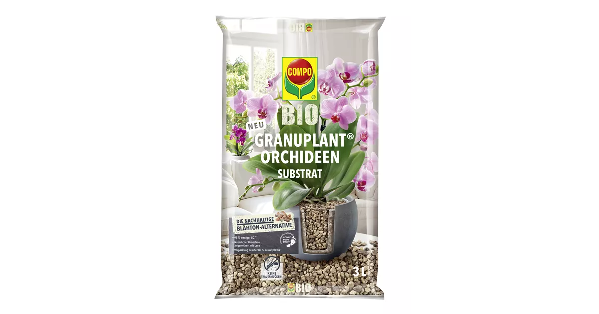 BIO GRANUPLANT Orchideen-Substrat - Bellaflora