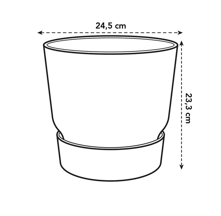 UV- & frostbeständig, 100 % Recyclingmaterial