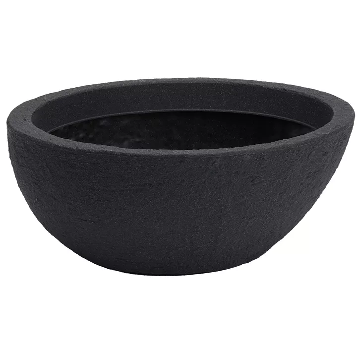 Schale stone oval, anthrazit