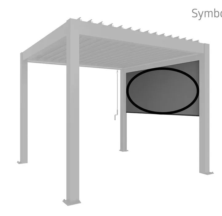 für Pergola 2 m Seite