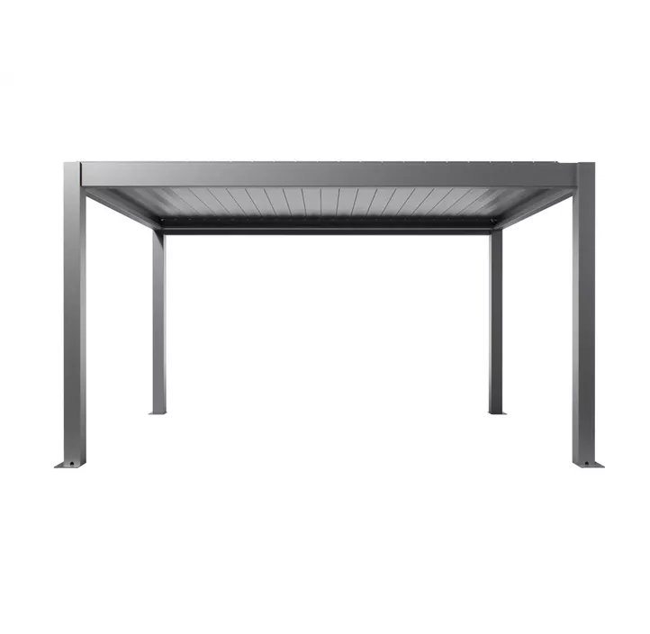 Pergola 4,5 x 3, quarzgrau-metallic