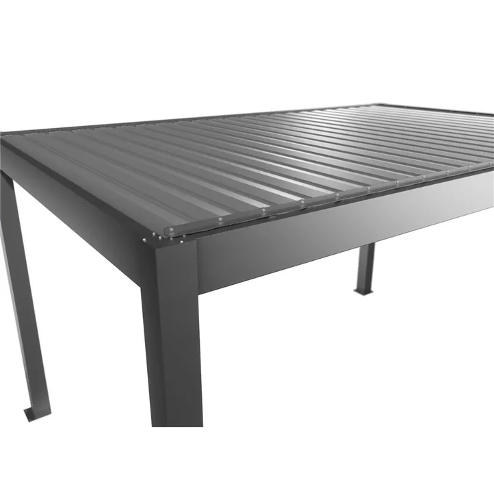 Pergola 4,5 x 3, quarzgrau-metallic