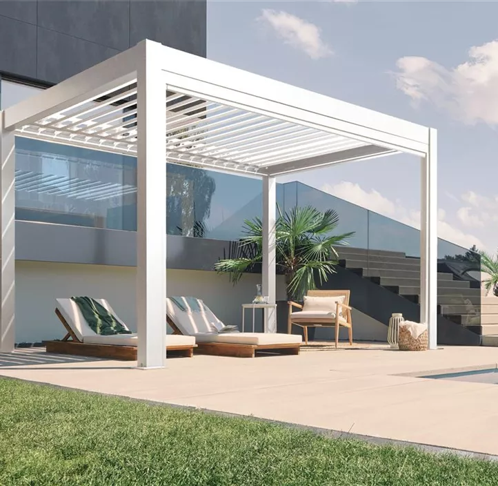 Pergola 3,5 x 3, weiss