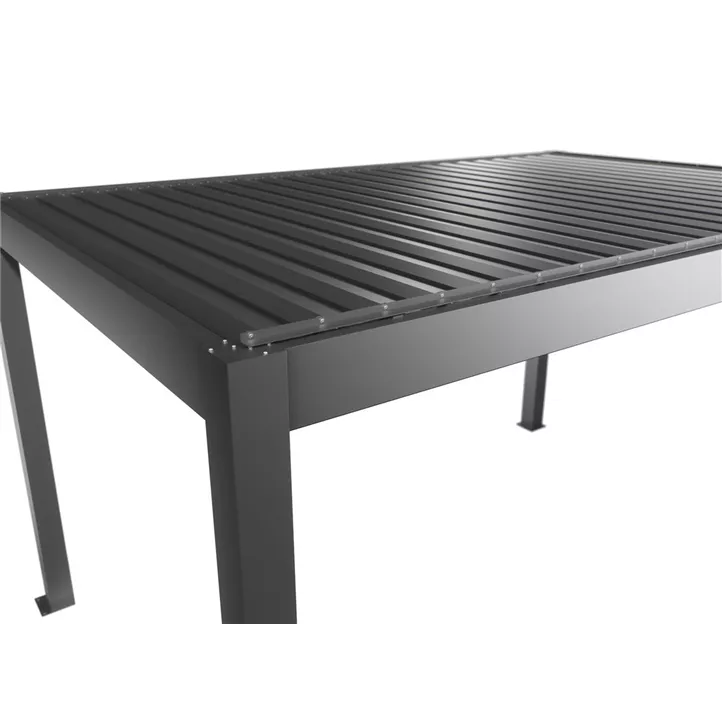 Pergola 4,5 x 3,5 , quarzgrau-metallic