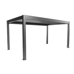 Pergola 5 x 3, quarzgrau-metallic