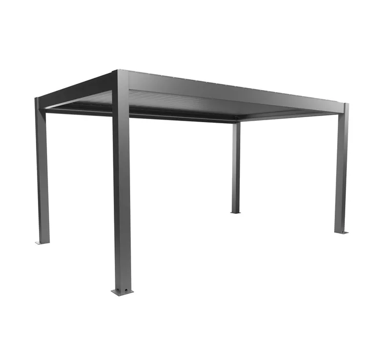 Pergola 5 x 3, quarzgrau-metallic