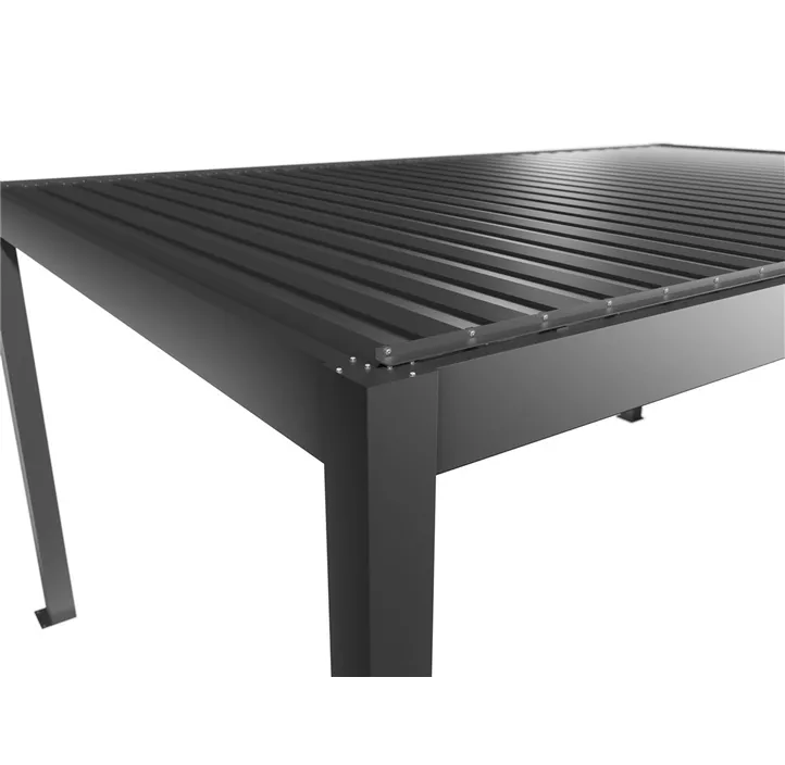 Pergola 5,5 x 3,5 , quarzgrau-metallic