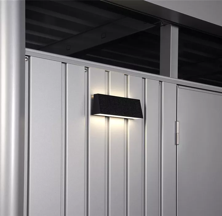 Solarleuchte für Gerätehaus und Geräteschrank