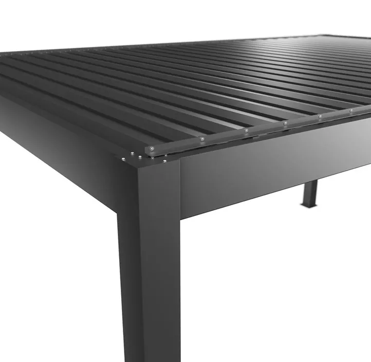 Pergola 5 x 3,5 , quarzgrau-metallic