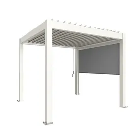 Sonnenschutzrollo elektrisch, weiß