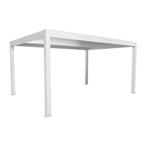 Pergola 5 x 3,5 , weiß-silber-metallic