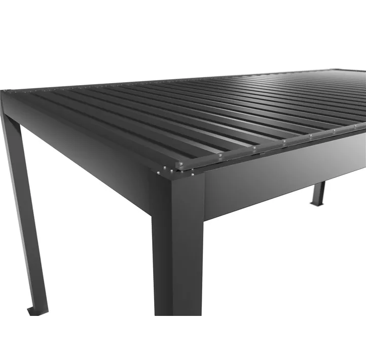 Pergola 5,5 x 3, quarzgrau-metallic