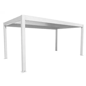Pergola 5,5 x 3, weiß-silber-metallic