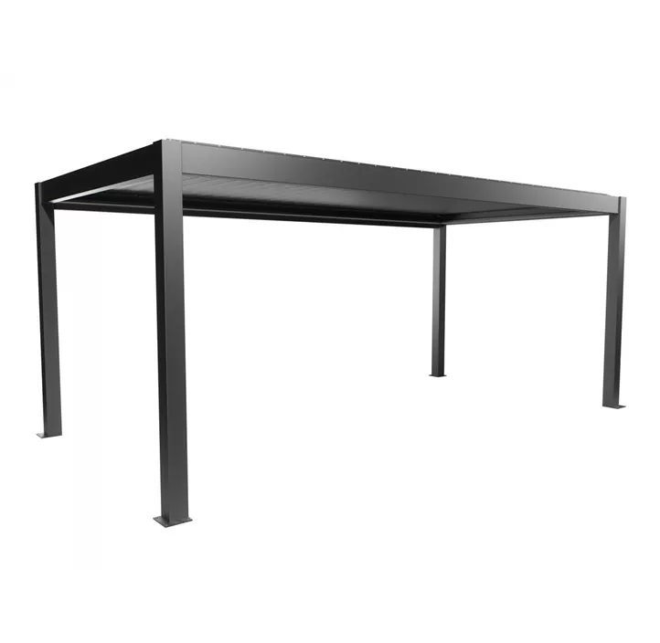 Pergola 6 x 3, dunkelgrau-metallic