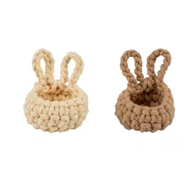 Eierkörbchen, gehäkelt