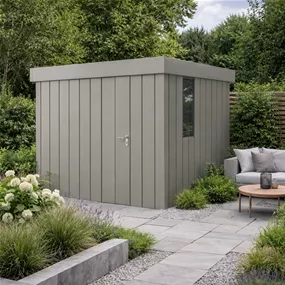 Gerätehaus Juno mit Flachdach, 229 × 277 x 220 cm