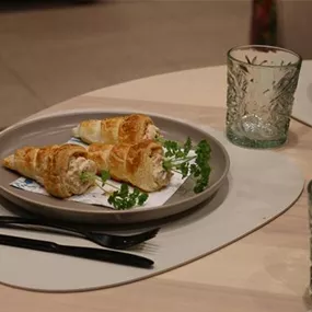 Gefüllte Blätterteig-Karotten