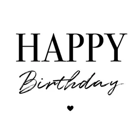 Cocktailserviette 'Happy Birthday'