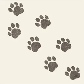 Serviette 'Paws'
