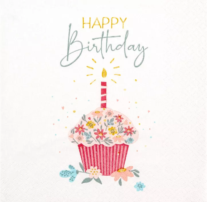 Serviette 'Sweet Birthday'