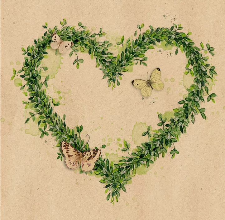 Serviette By Nature 'Green Dream'