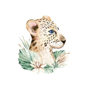 Serviette 'Tropical Leopard'
