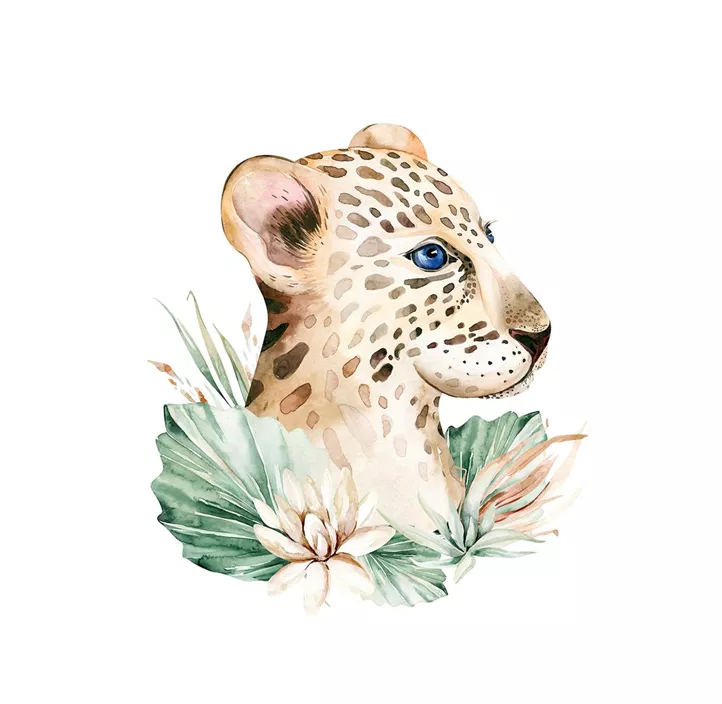 Serviette 'Tropical Leopard'