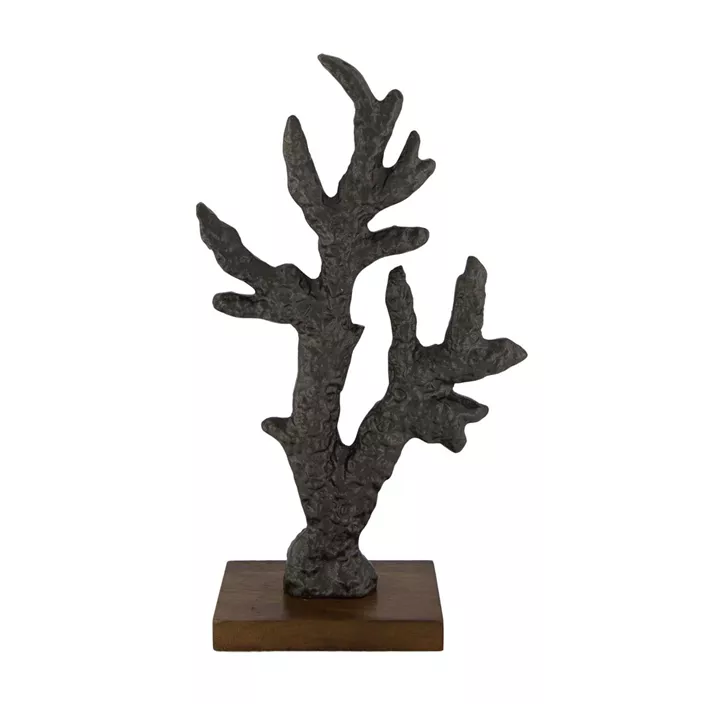 Baum Aluminium auf Holzfuß