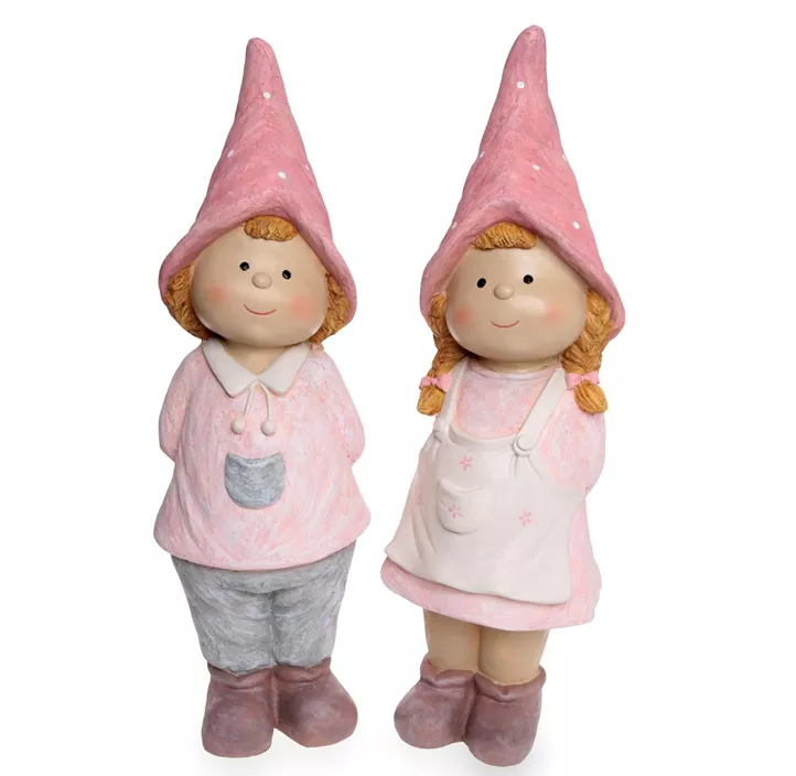 Gartenkind mit Zipfelmütze