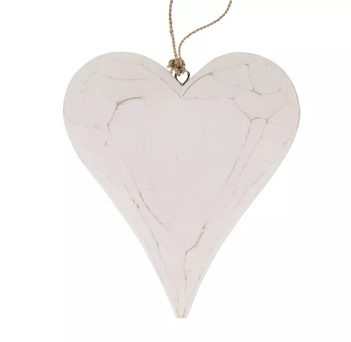 Hänger Herz aus Albizia Holz