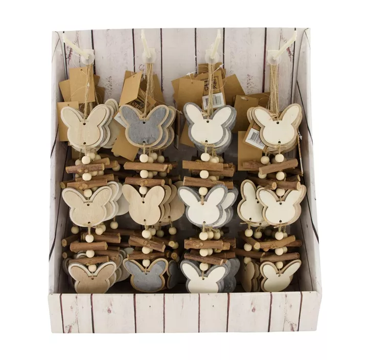 Holzhänger Holz Hasenkopf