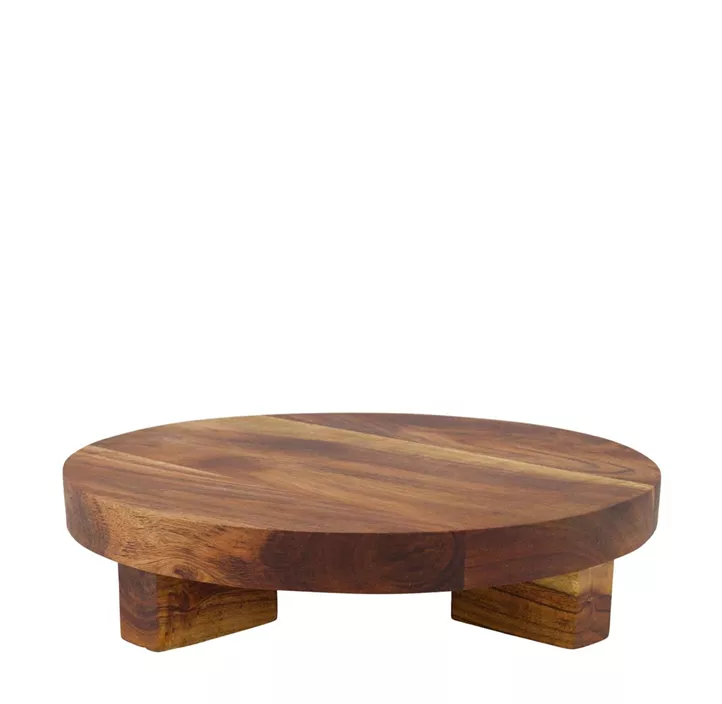 Holzplatte auf Füssen