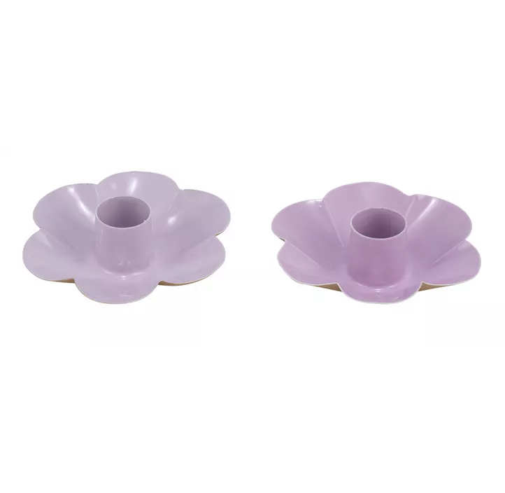 Metallkerzenhalter Blume