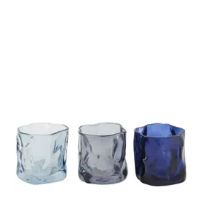 Teelichthalter aus Glas