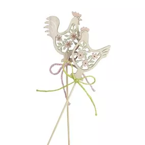 Blumenstecker Huhn