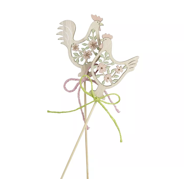 Blumenstecker Huhn