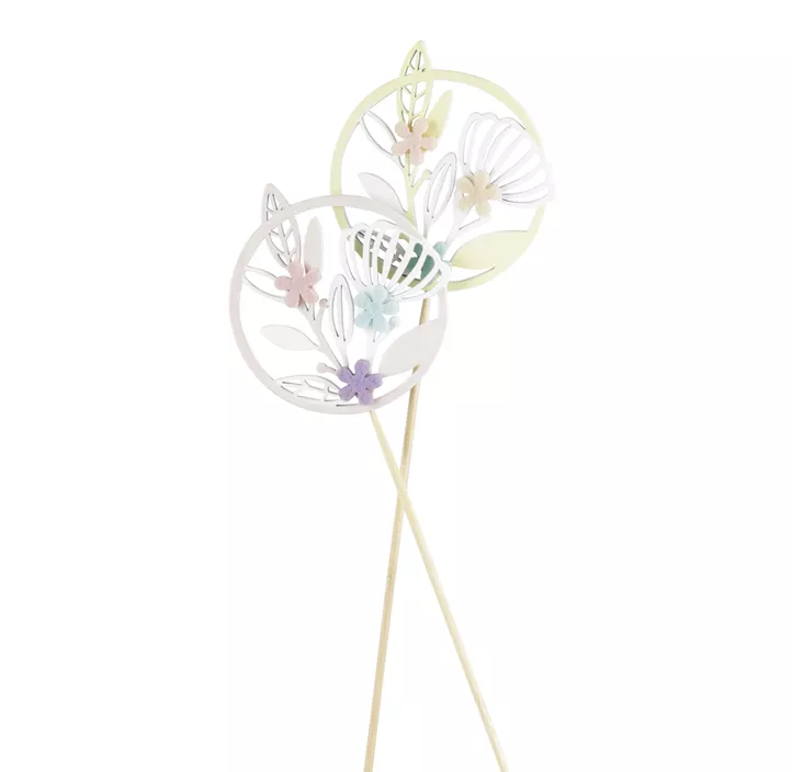 Stecker Pflanze im Kreis