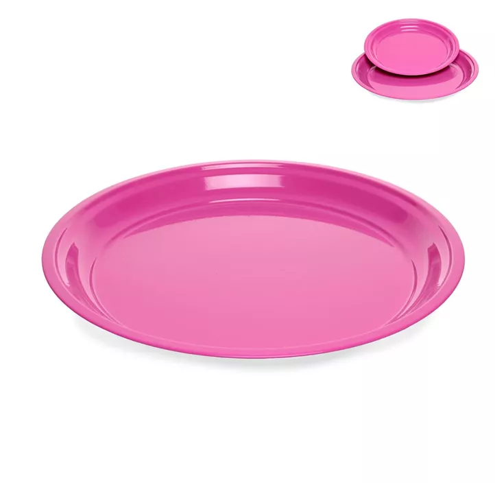 Teller glänzend aus Metall