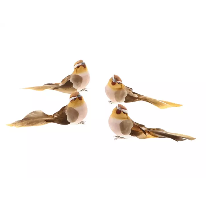 Vogel am Clip 4Stk