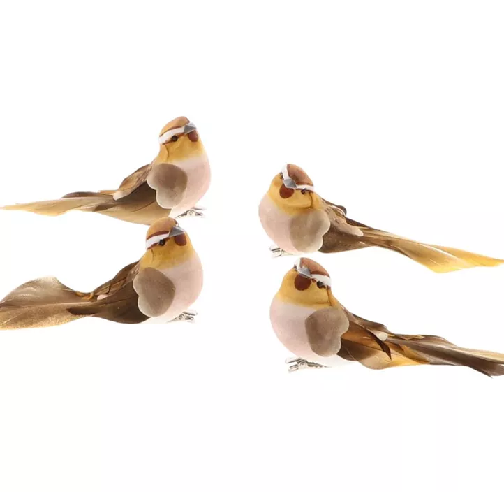 Vogel am Clip 4Stk