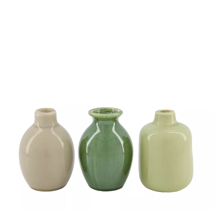 Vase aus Keramik, 10 cm