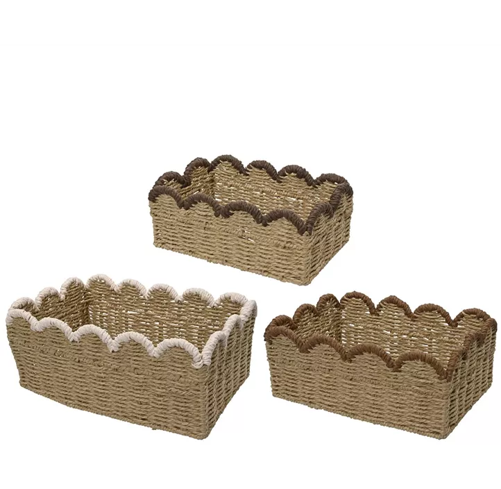 Korb Papierseil eckig