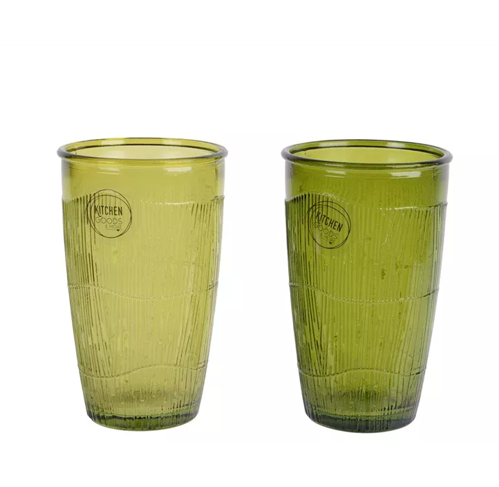 Trinkglas aus recycle Glas