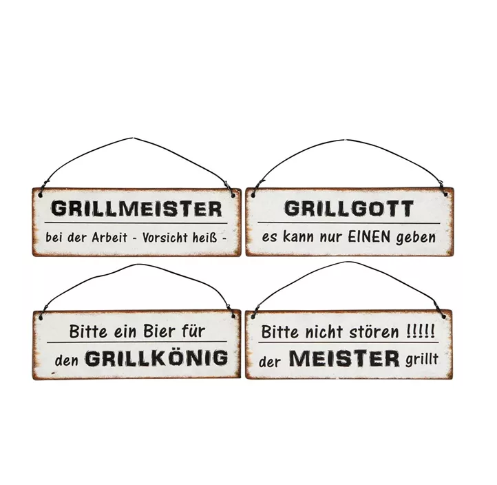 Schild 'Grillen' zum Hängen