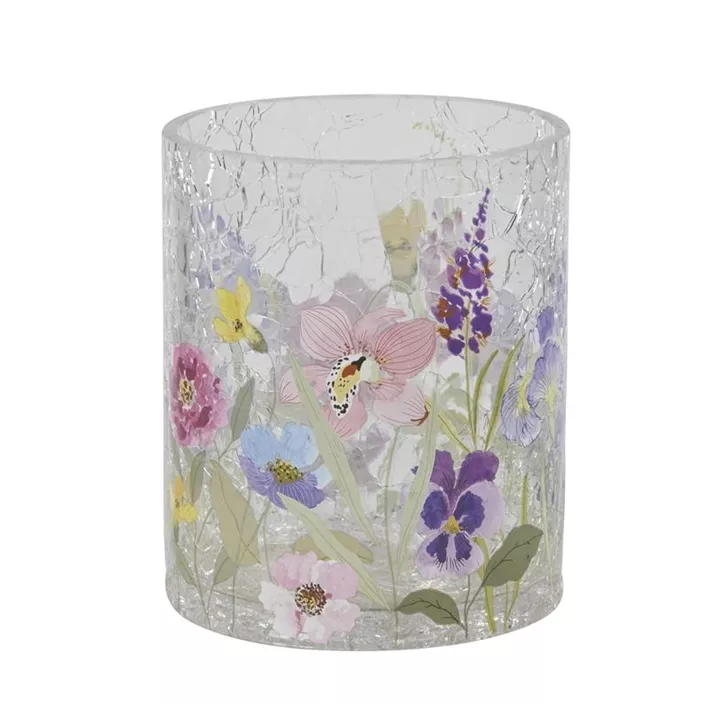 Windlicht Blumenwiese