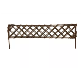 Beeteinfassung Weide Karo