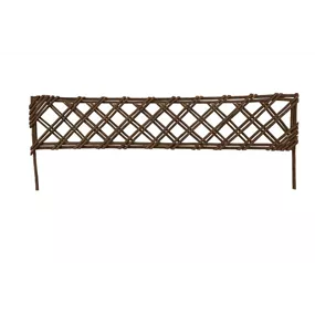 Beeteinfassung Weide Karo