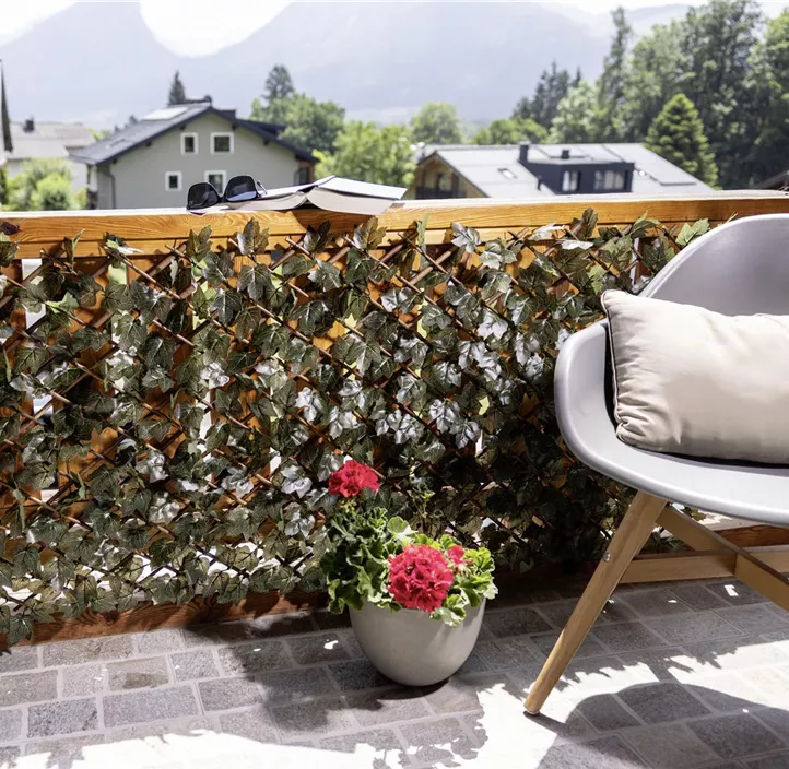 Weidespalier faltbar mit Efeu-Kunstblättern