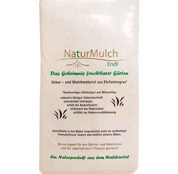 Naturmulch aus Miscanthusstreu
