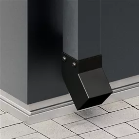 Euroline Regenfallrohr mit Lichtband